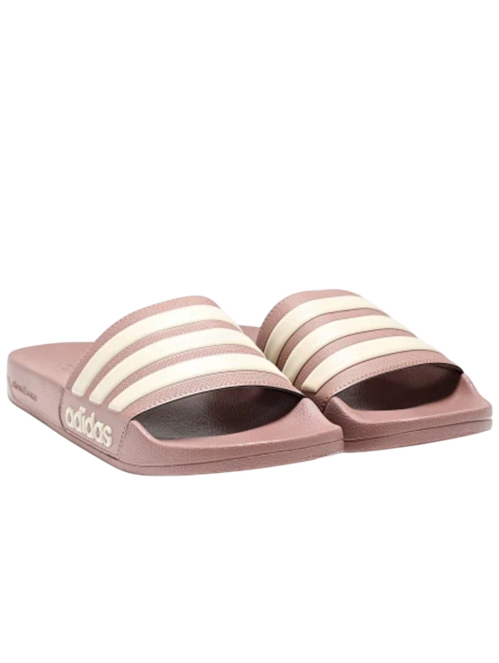 Adidas Unisex Slide Sandals In Warm Clay and Cream CloudFoam Regular Fit M10 W11 - Picture 3 of 9
